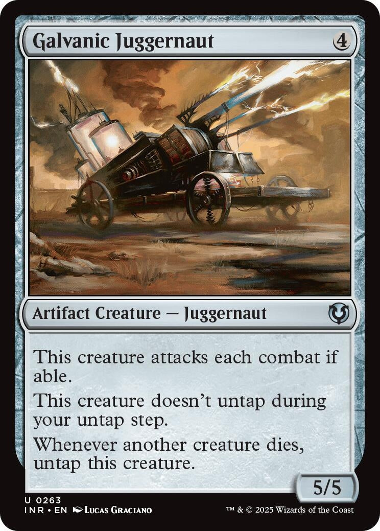 Image for Galvanic Juggernaut (263) (Innistrad Remastered) (INR) - Magic: The Gathering