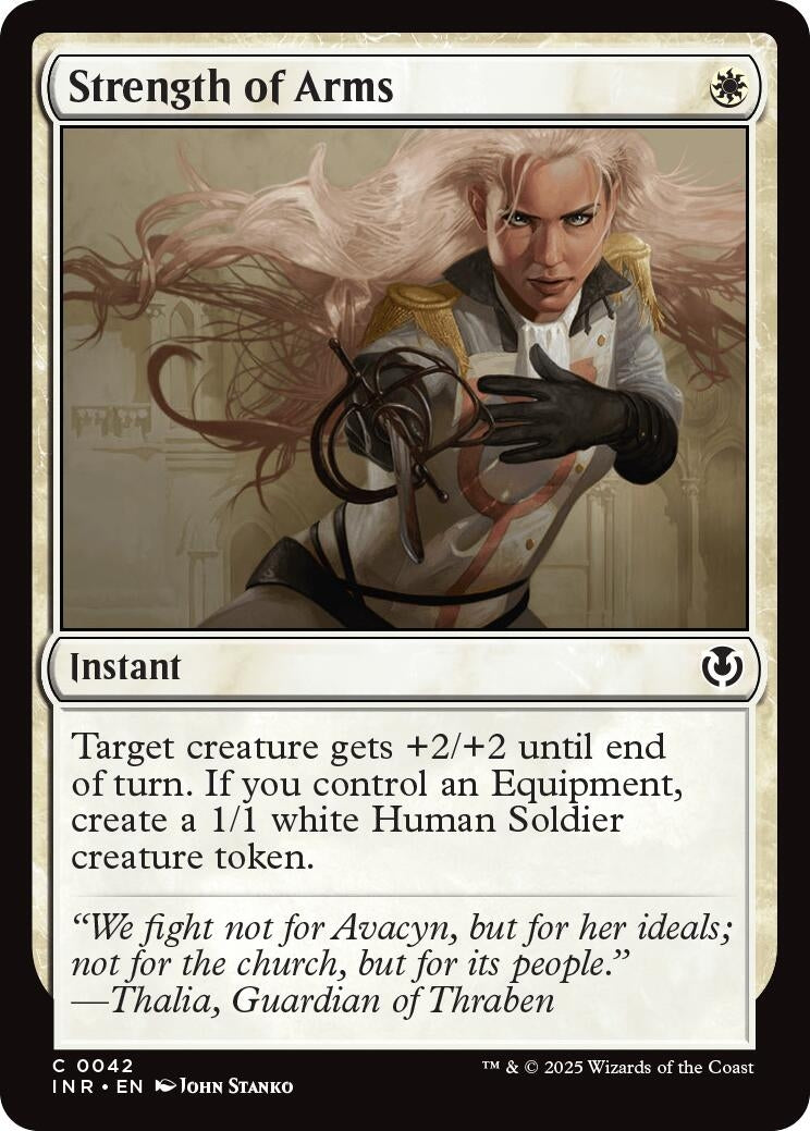 Image for Strength of Arms (42) (Innistrad Remastered) (INR) - Magic: The Gathering