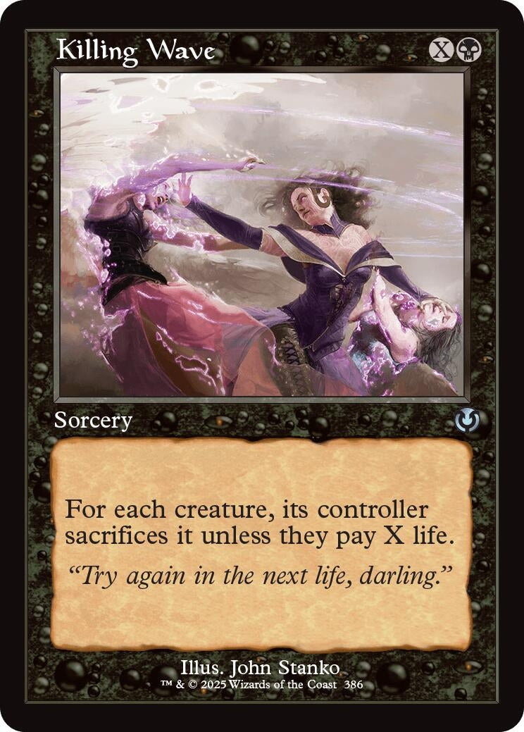 Image for Killing Wave (Retro Frame) (386) (Innistrad Remastered) (INR) - Magic: The Gathering