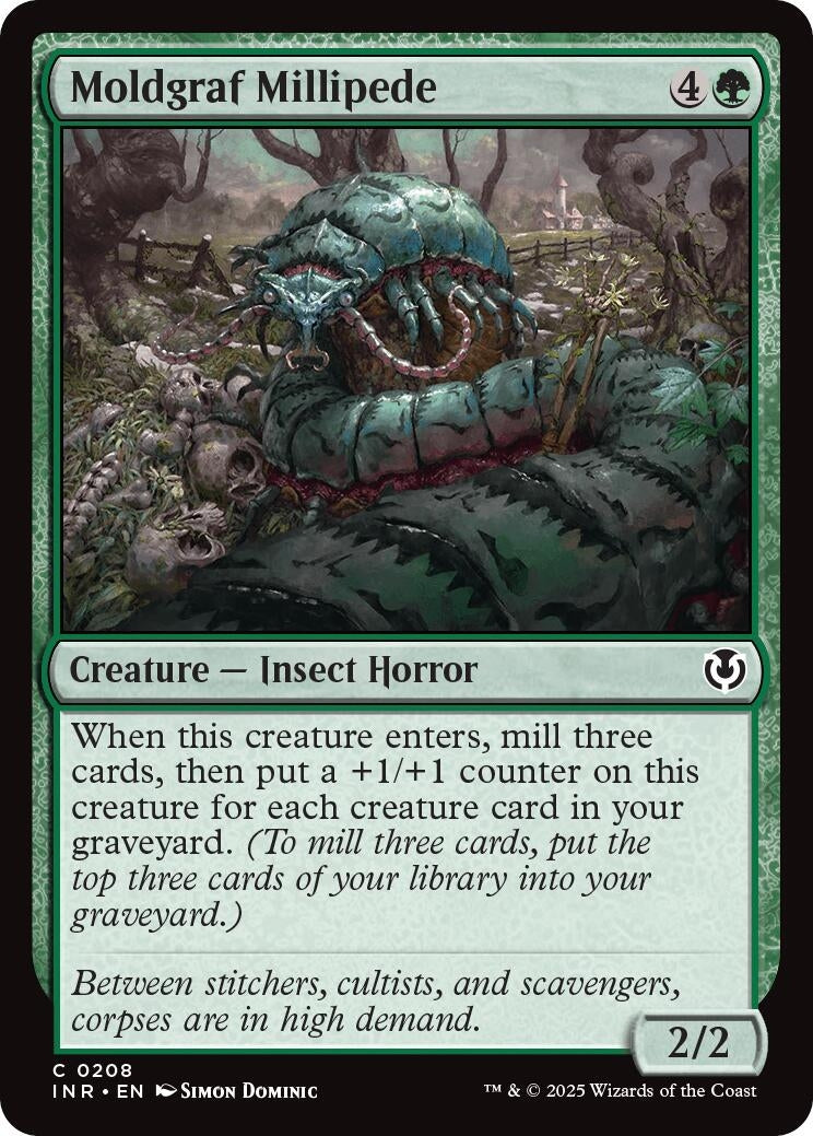 Image for Moldgraf Millipede (208) (Innistrad Remastered) (INR) - Magic: The Gathering