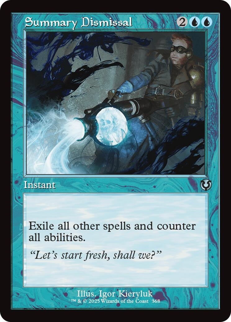 Image for Summary Dismissal (Retro Frame) (368) (Innistrad Remastered) (INR) - Magic: The Gathering