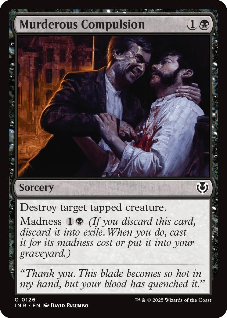 Image for Murderous Compulsion (126) (Innistrad Remastered) (INR) - Magic: The Gathering