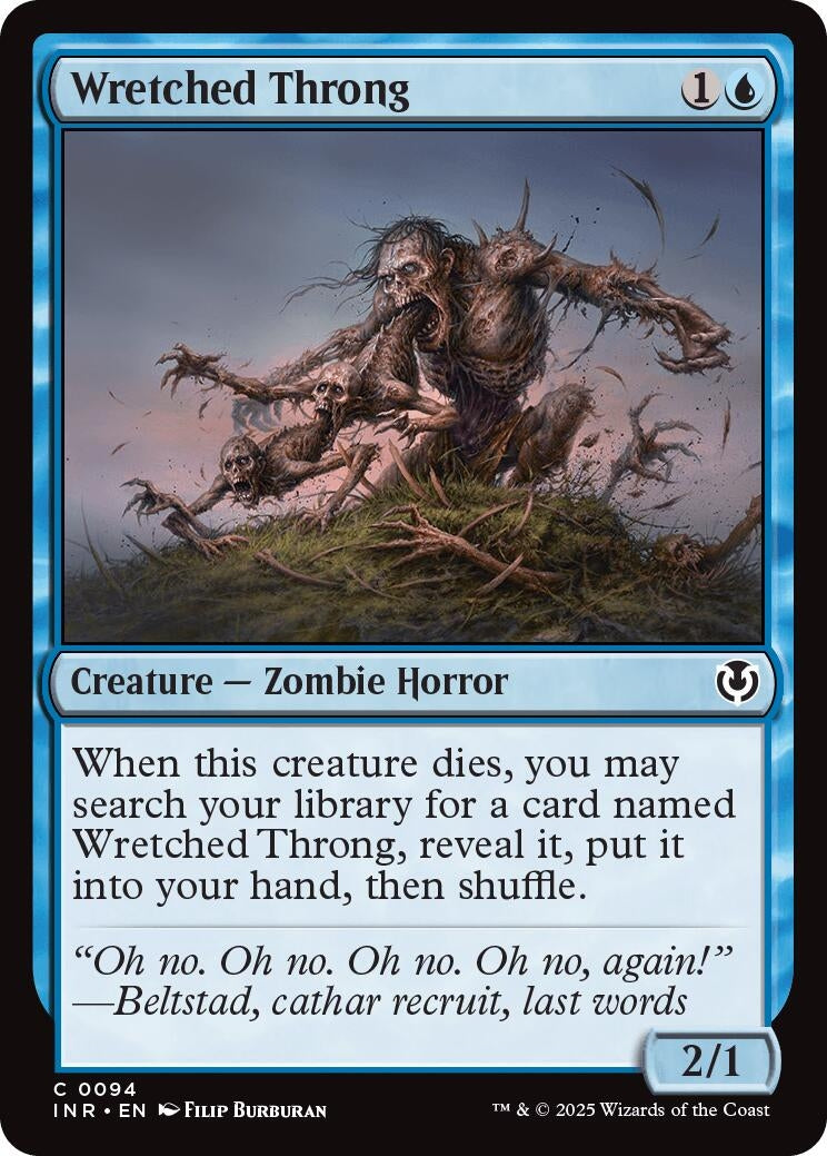 Image for Wretched Throng (94) (Innistrad Remastered) (INR) - Magic: The Gathering