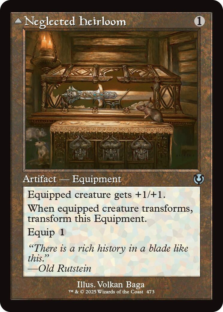 Image for Neglected Heirloom (Retro Frame) (473) (Innistrad Remastered) (INR) - Magic: The Gathering