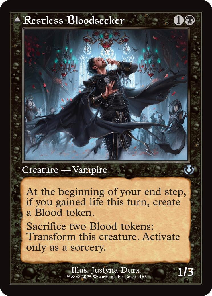Image for Restless Bloodseeker (Retro Frame) (463) (Innistrad Remastered) (INR) - Magic: The Gathering