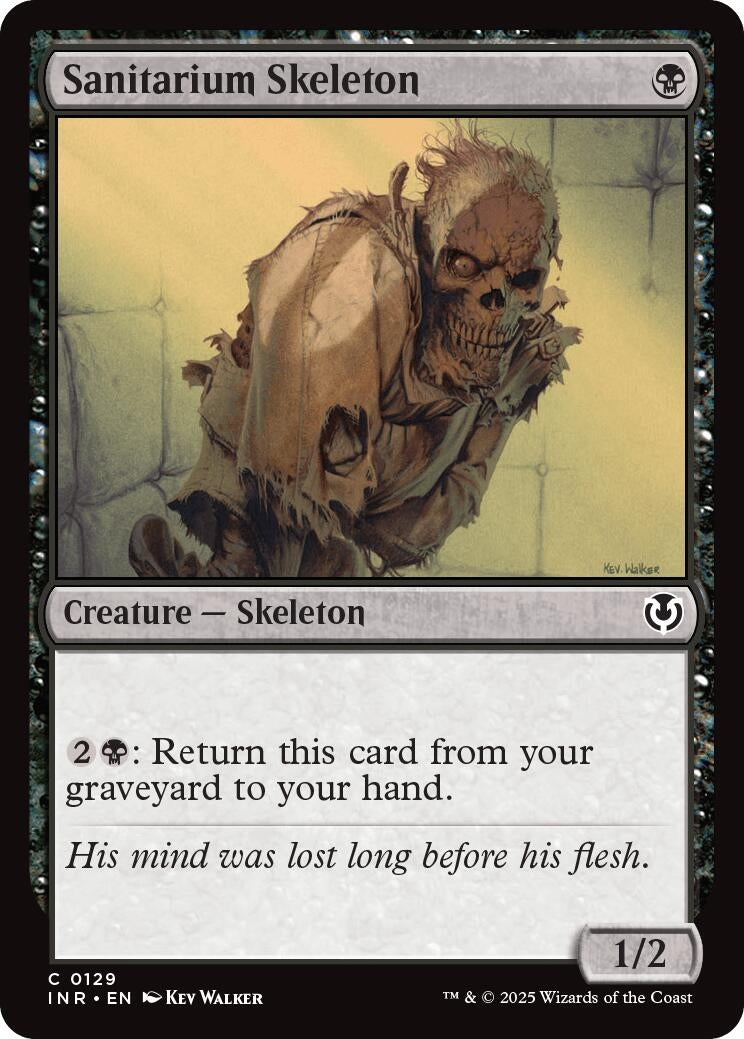 Image for Sanitarium Skeleton (129) (Innistrad Remastered) (INR) - Magic: The Gathering