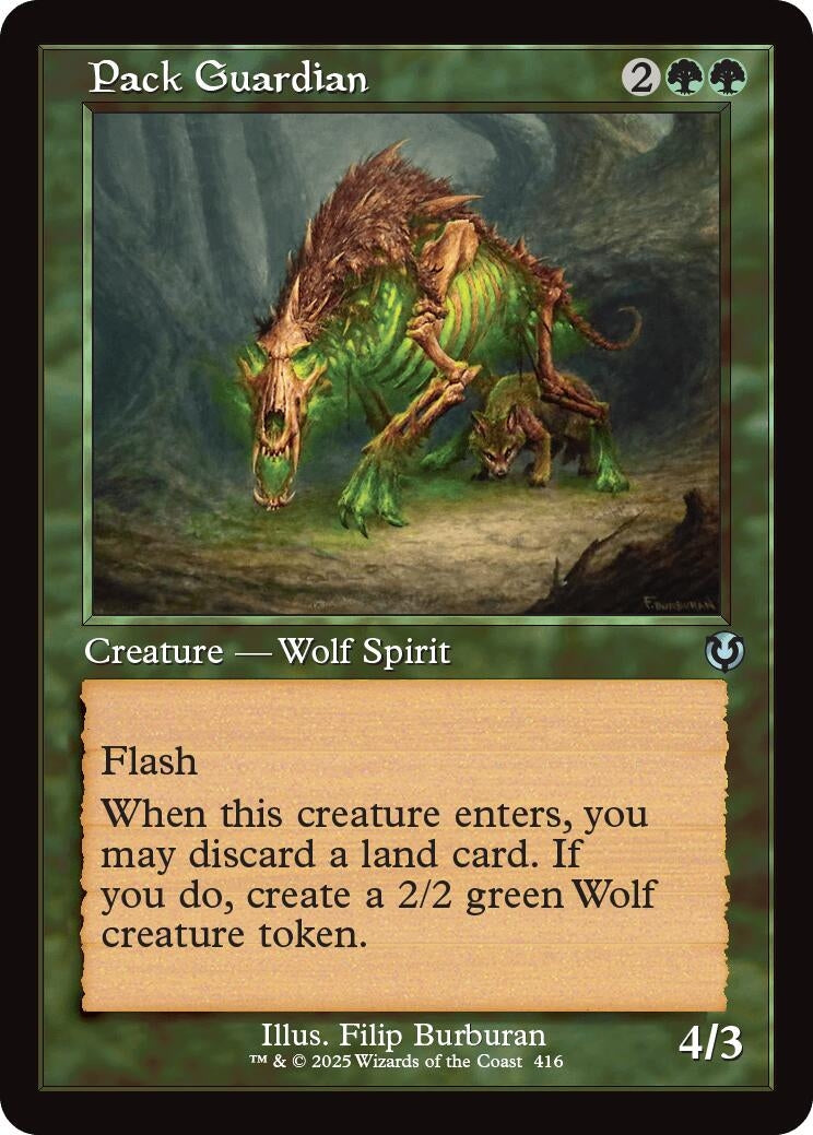 Image for Pack Guardian (Retro Frame) (416) (Innistrad Remastered) (INR) - Magic: The Gathering