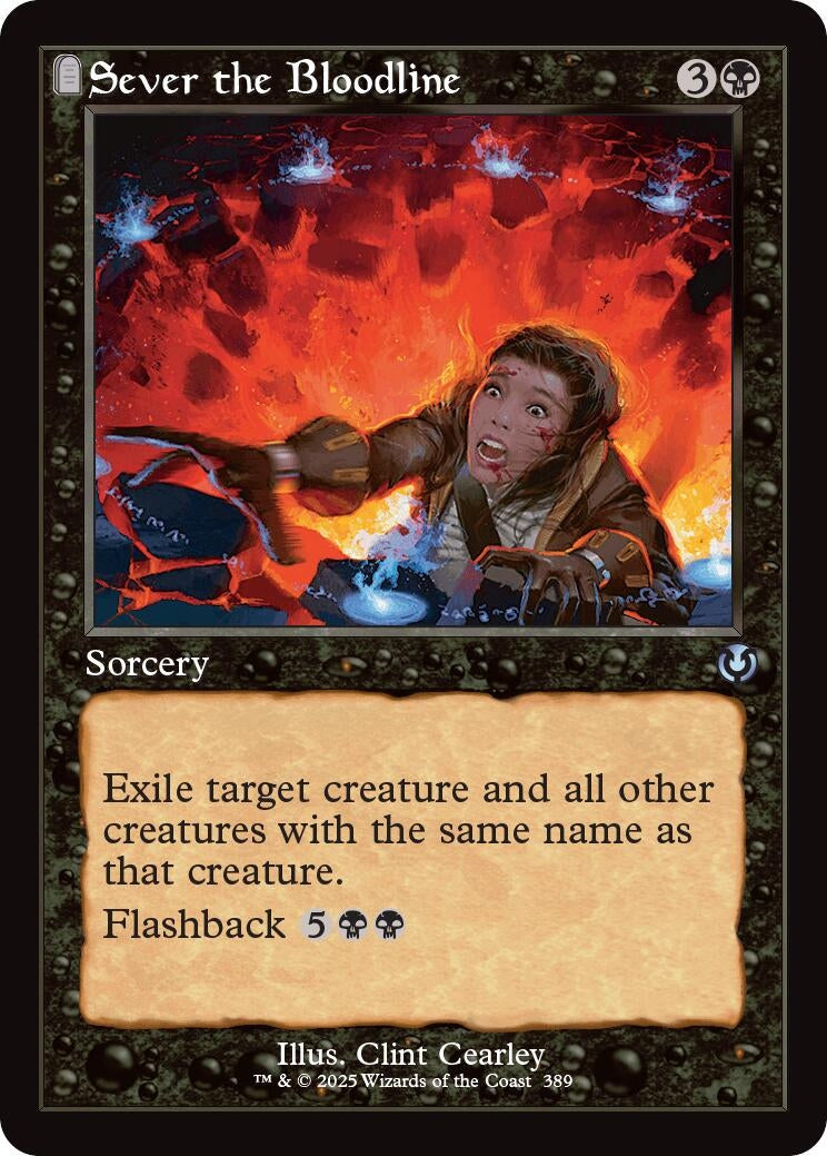 Image for Sever the Bloodline (Retro Frame) (389) (Innistrad Remastered) (INR) - Magic: The Gathering