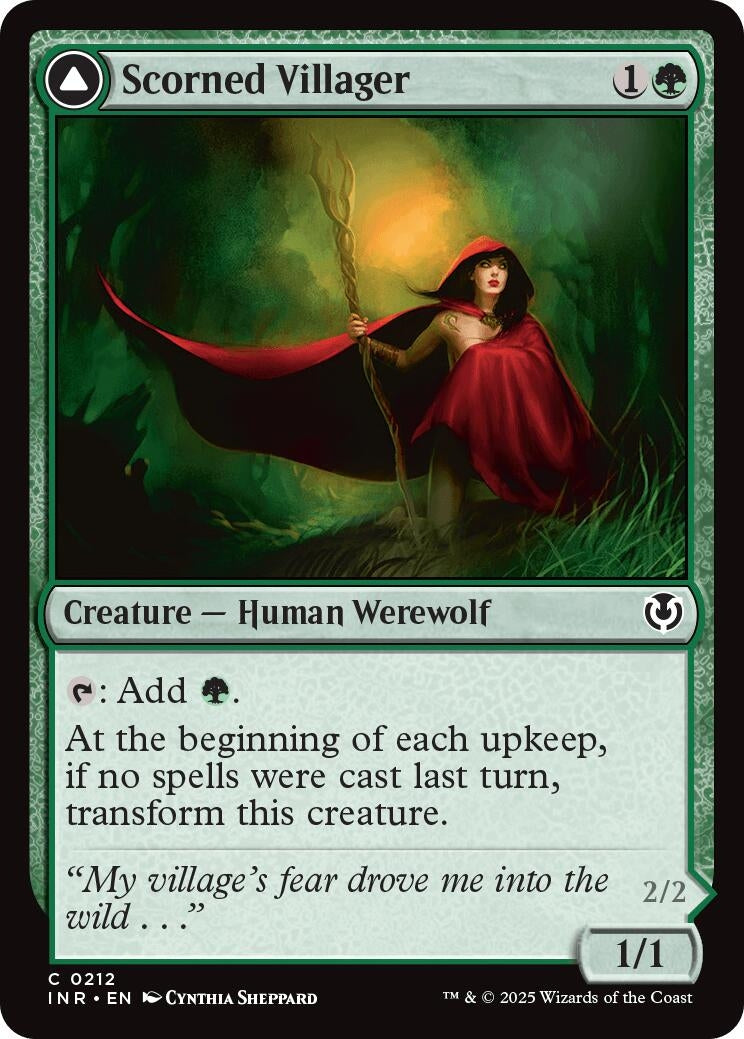 Image for Scorned Villager (212) (Innistrad Remastered) (INR) - Magic: The Gathering