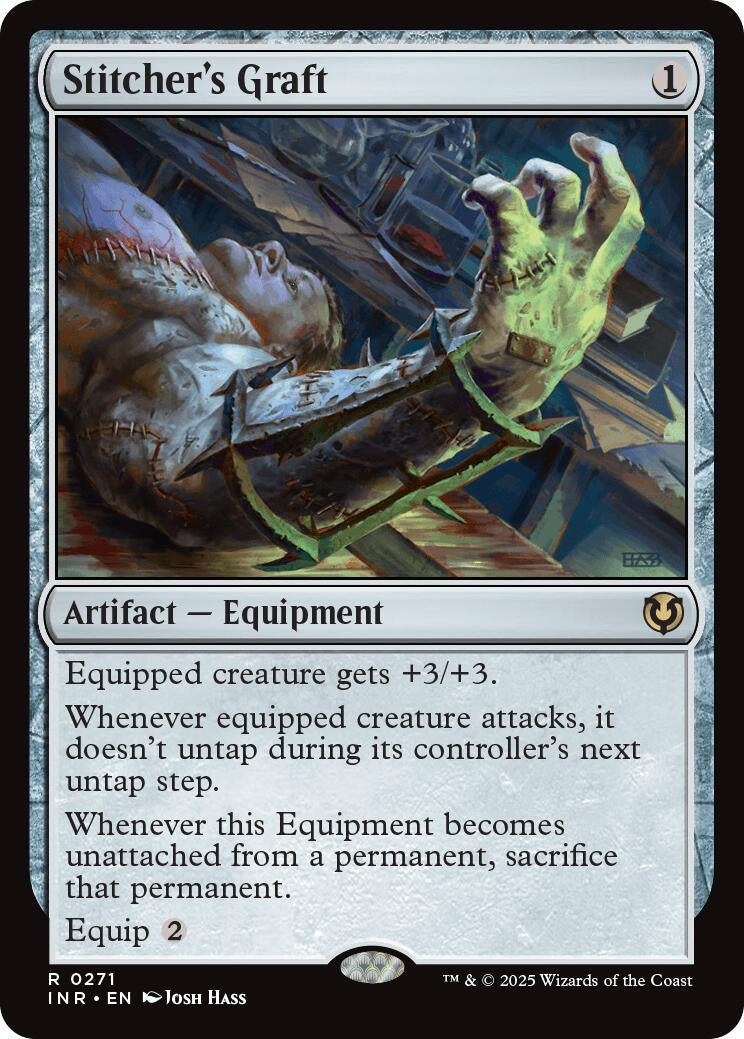 Image for Stitcher's Graft (271) (Innistrad Remastered) (INR) - Magic: The Gathering