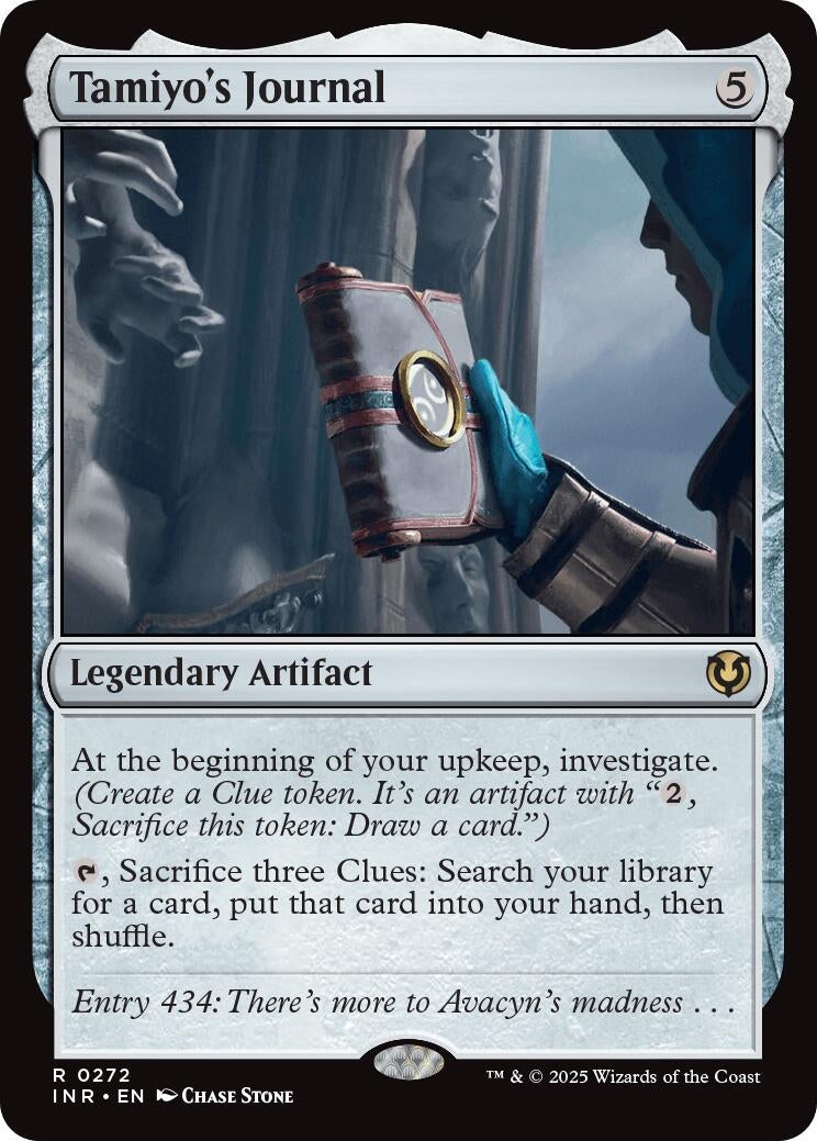 Image for Tamiyo's Journal (272) (Innistrad Remastered) (INR) - Magic: The Gathering