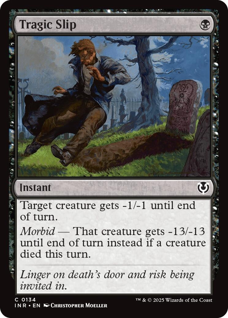 Image for Tragic Slip (134) (Innistrad Remastered) (INR) - Magic: The Gathering