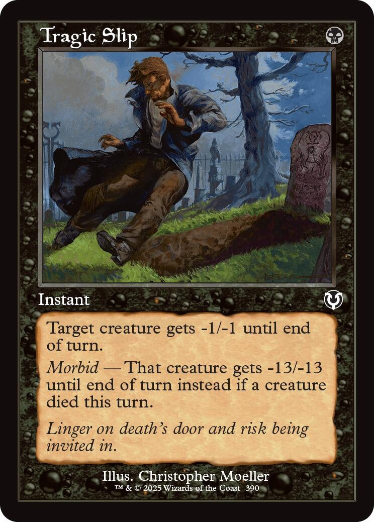 Image for Tragic Slip (Retro Frame) (390) (Innistrad Remastered) (INR) - Magic: The Gathering