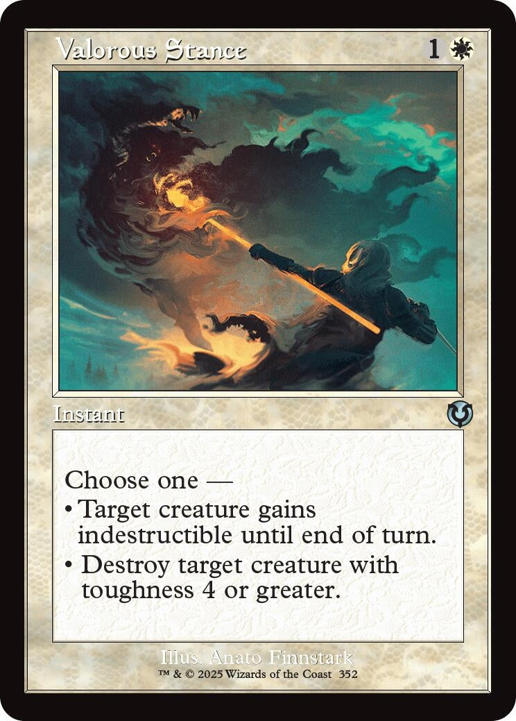 Image for Valorous Stance (Retro Frame) (352) (Innistrad Remastered) (INR) - Magic: The Gathering