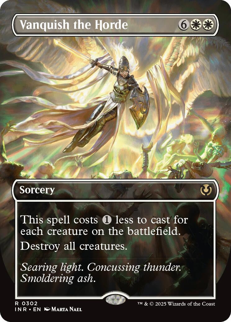 Image for Vanquish the Horde (Borderless) (302) (Innistrad Remastered) (INR) - Magic: The Gathering