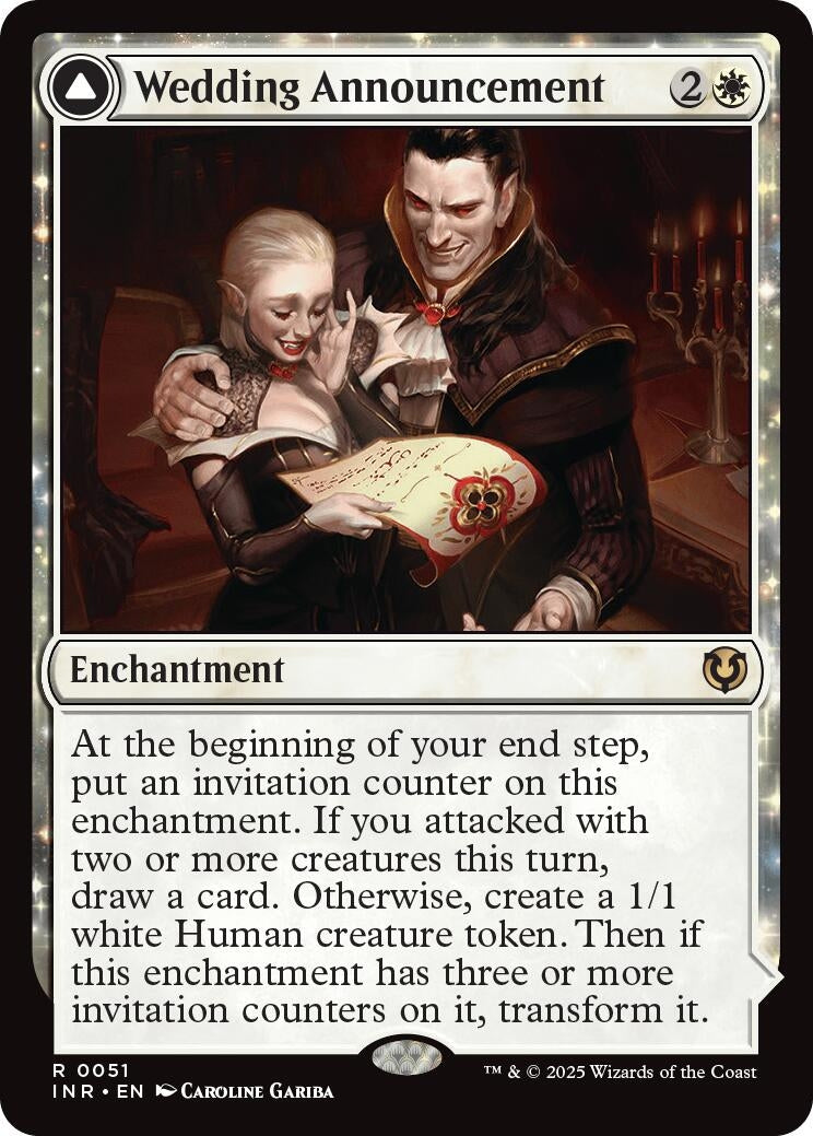 Image for Wedding Announcement (51) (Innistrad Remastered) (INR) - Magic: The Gathering