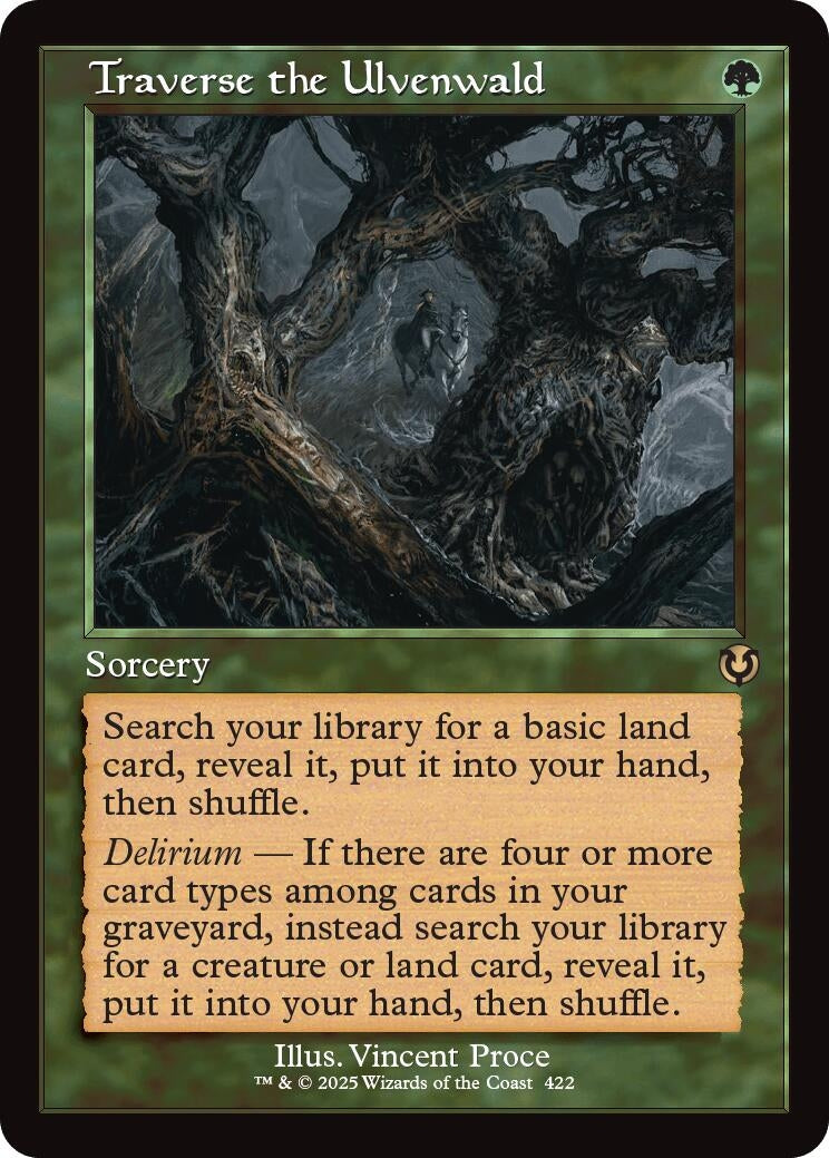 Image for Traverse the Ulvenwald (Retro Frame) (422) (Innistrad Remastered) (INR) - Magic: The Gathering