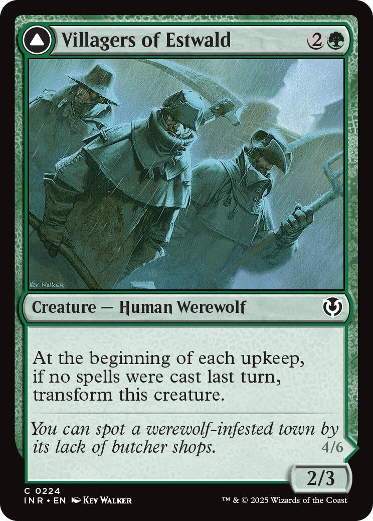 Image for Villagers of Estwald (224) (Innistrad Remastered) (INR) - Magic: The Gathering