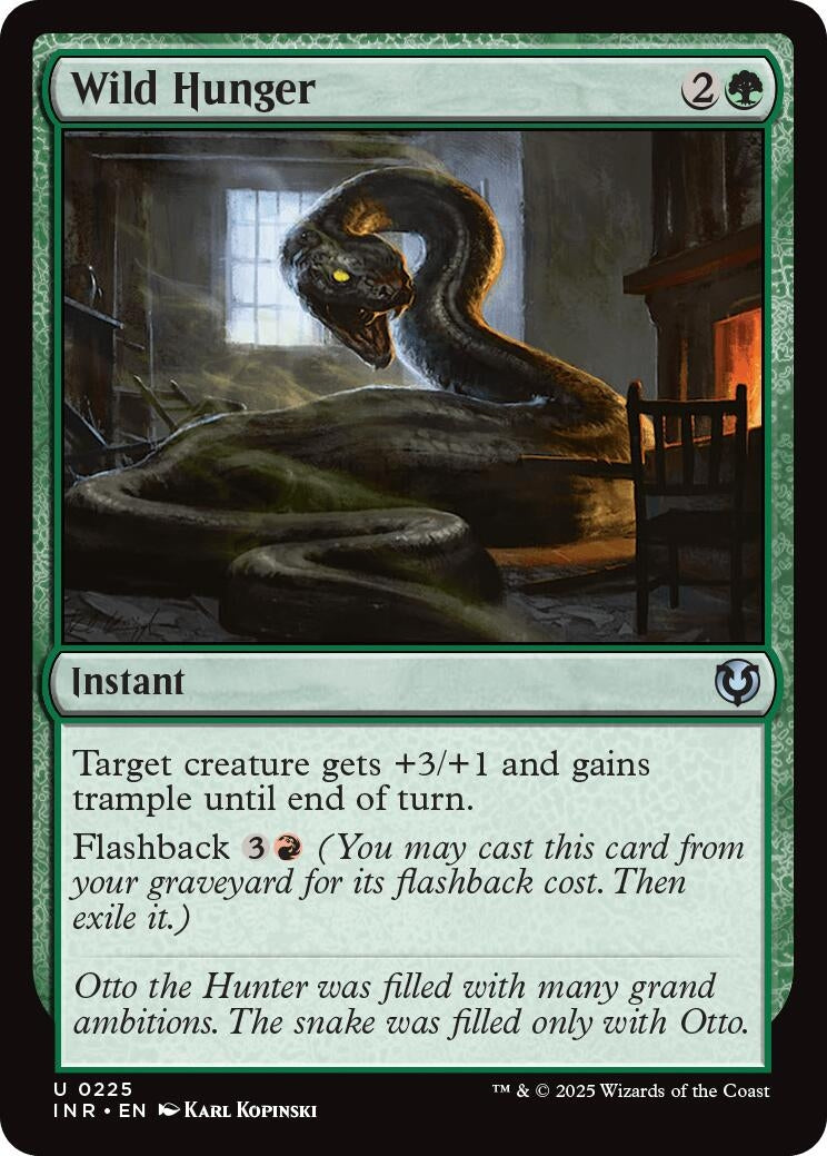 Image for Wild Hunger (225) (Innistrad Remastered) (INR) - Magic: The Gathering