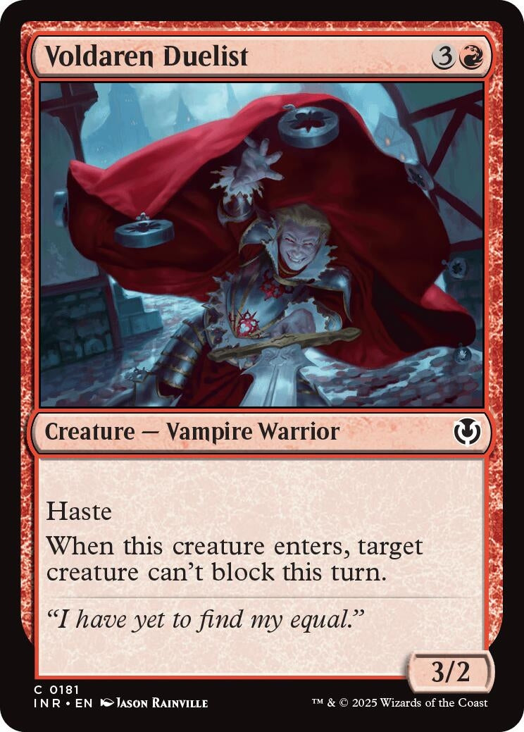Image for Voldaren Duelist (181) (Innistrad Remastered) (INR) - Magic: The Gathering