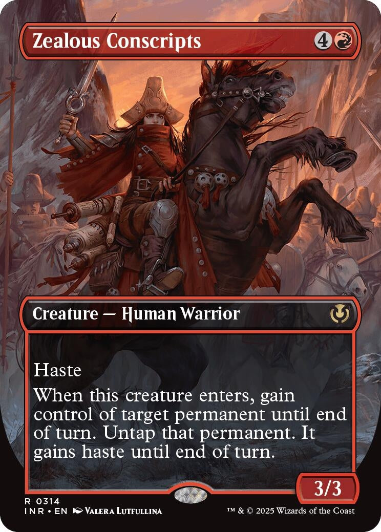 Image for Zealous Conscripts (Borderless) (314) (Innistrad Remastered) (INR) - Magic: The Gathering