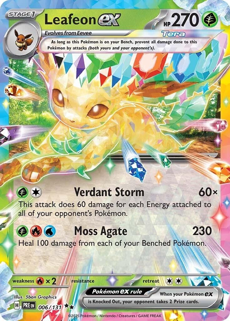 Image for Leafeon ex (006/131) (PRE) - Pokemon