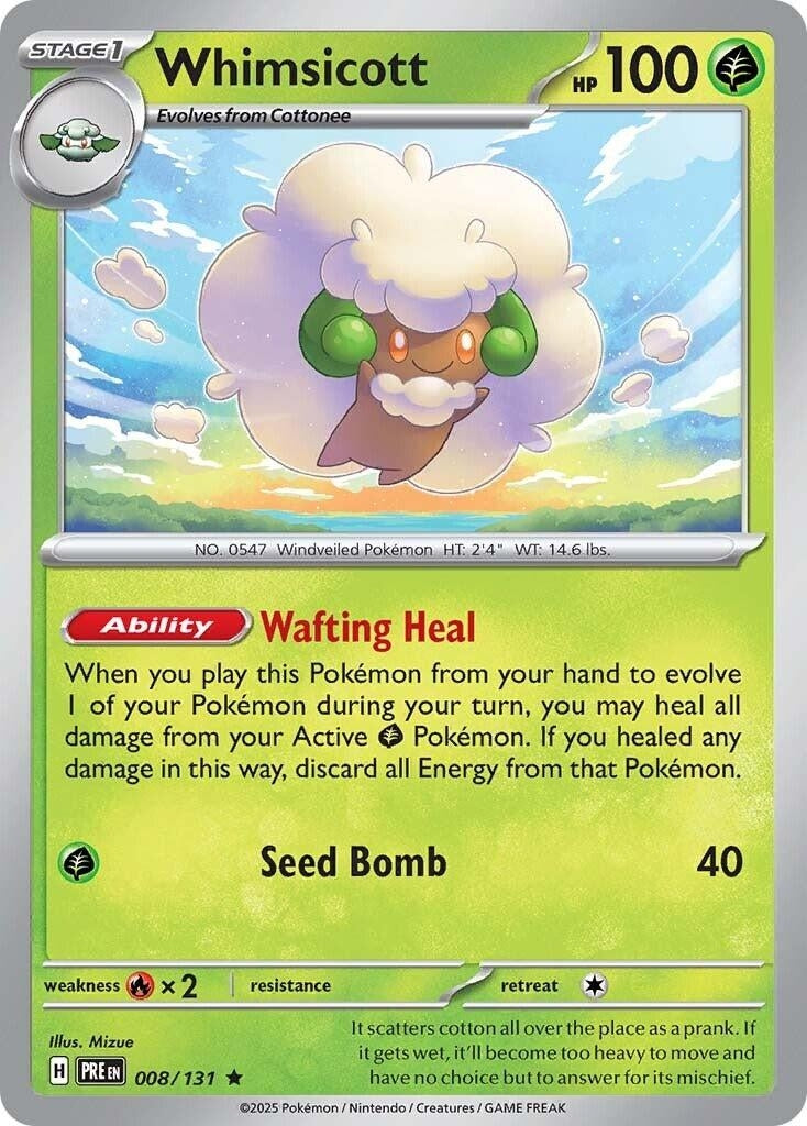 Image for Whimsicott (008/131) (PRE) - Pokemon