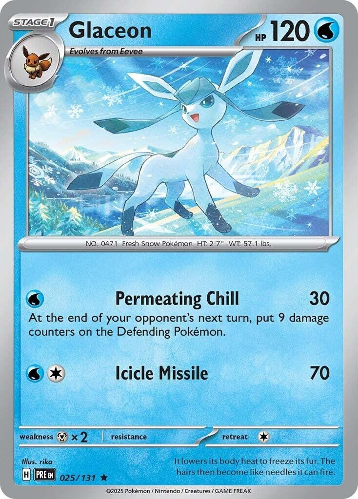 Image for Glaceon (025/131) (PRE) - Pokemon