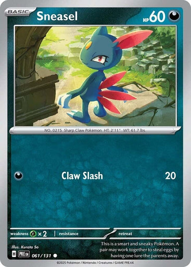 Image for Sneasel (061/131) (PRE) - Pokemon
