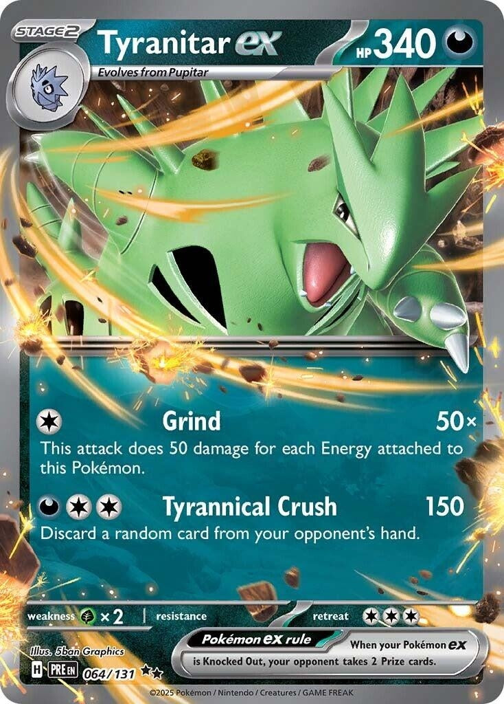 Image for Tyranitar ex (064/131) (PRE) - Pokemon