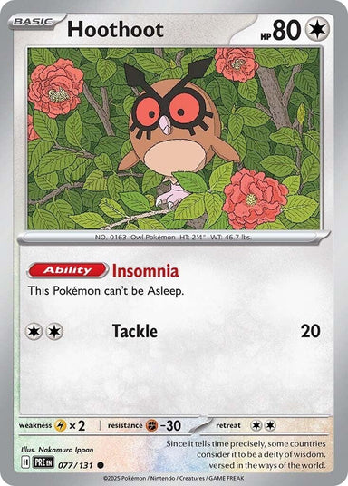 Image for Hoothoot (077/131) (PRE) - Pokemon