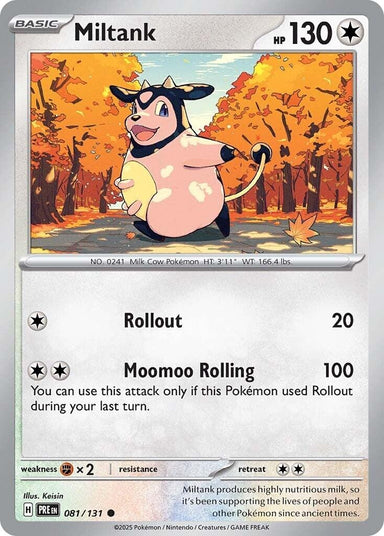 Image for Miltank (081/131) (PRE) - Pokemon