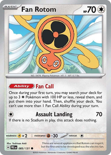 Image for Fan Rotom (085/131) (PRE) - Pokemon
