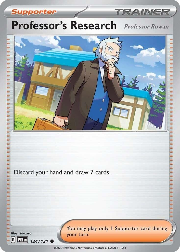 Image for Professor's Research [Professor Rowan] (124/131) (PRE) - Pokemon