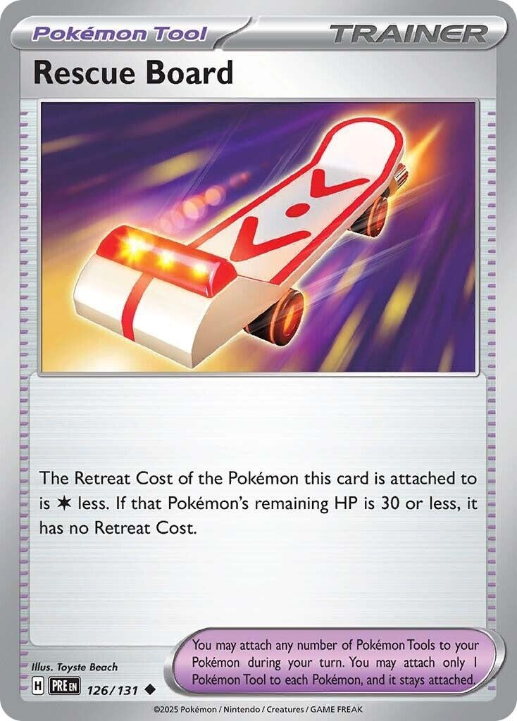 Image for Rescue Board (126/131) (PRE) - Pokemon