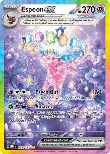 Image for Espeon ex (155/131) (PRE) - Pokemon