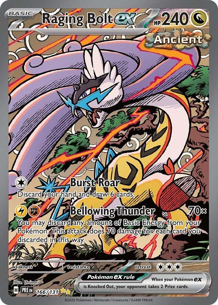 Image for Raging Bolt ex (166/131) (PRE) - Pokemon