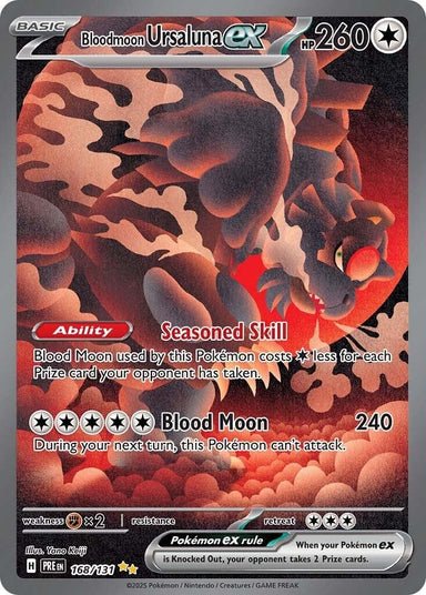 Image for Bloodmoon Ursaluna ex (168/131) (PRE) - Pokemon