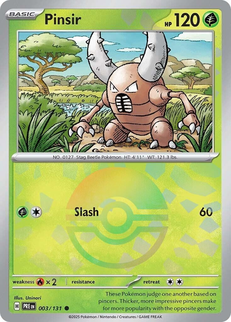 Image for Pinsir (Poke Ball Pattern) (003/131) (PRE) - Pokemon