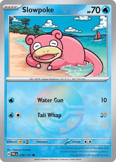 Image for Slowpoke (Poke Ball Pattern) (018/131) (PRE) - Pokemon