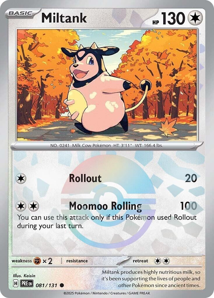 Image for Miltank (Poke Ball Pattern) (081/131) (PRE) - Pokemon