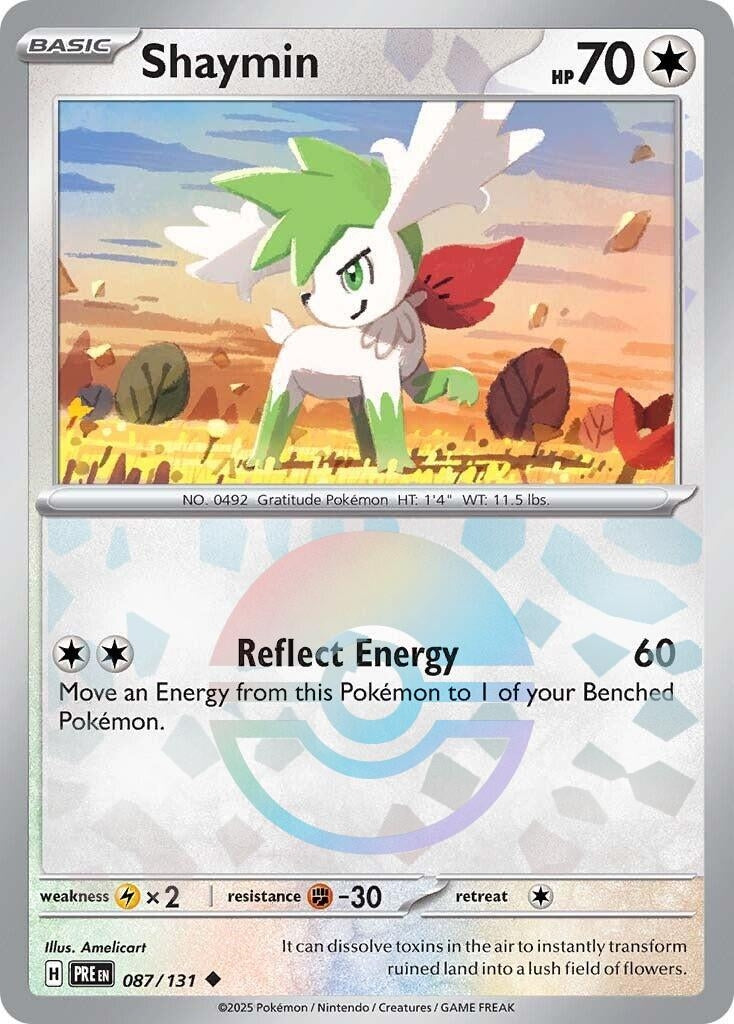 Image for Shaymin (Poke Ball Pattern) (087/131) (PRE) - Pokemon