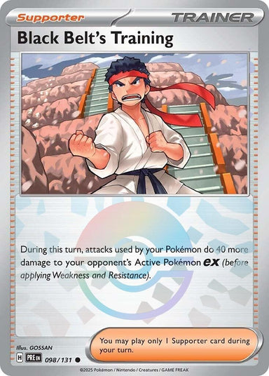 Image for Black Belt's Training - 098/131 (Poke Ball Pattern) (098/131) (PRE) - Pokemon