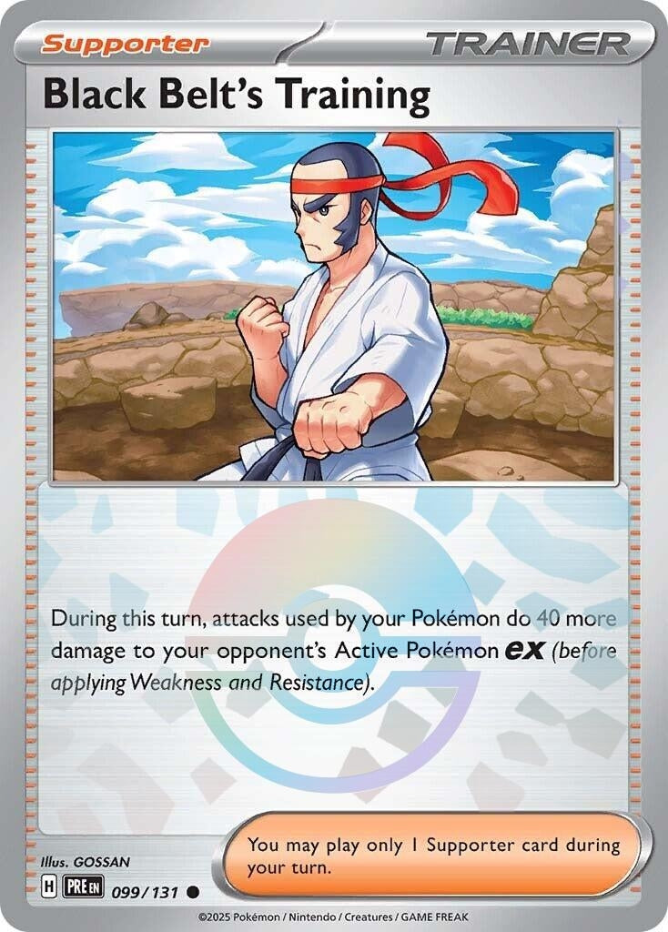 Image for Black Belt's Training - 099/131 (Poke Ball Pattern) (099/131) (PRE) - Pokemon