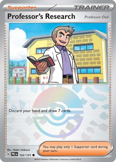 Image for Professor's Research [Professor Oak] (Poke Ball Pattern) (122/131) (PRE) - Pokemon