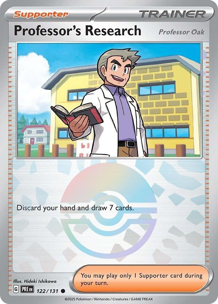 Image for Professor's Research [Professor Oak] (Poke Ball Pattern) (122/131) (PRE) - Pokemon