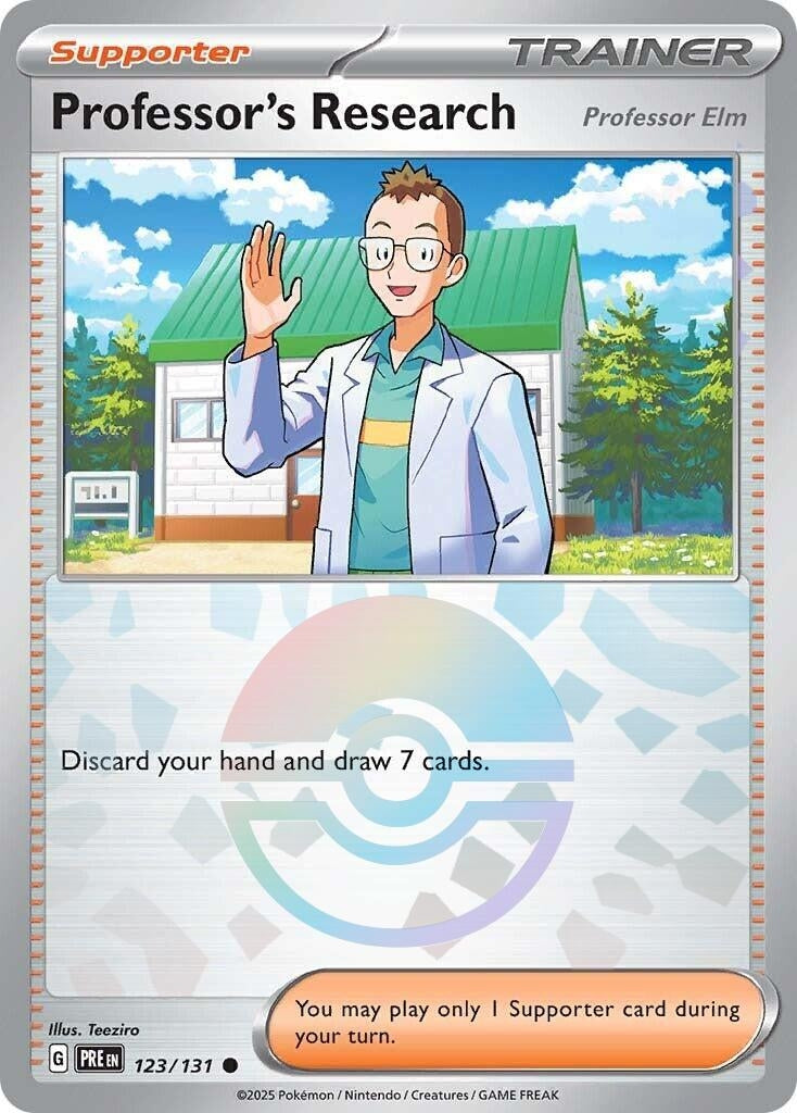 Image for Professor's Research [Professor Elm] (Poke Ball Pattern) (123/131) (PRE) - Pokemon