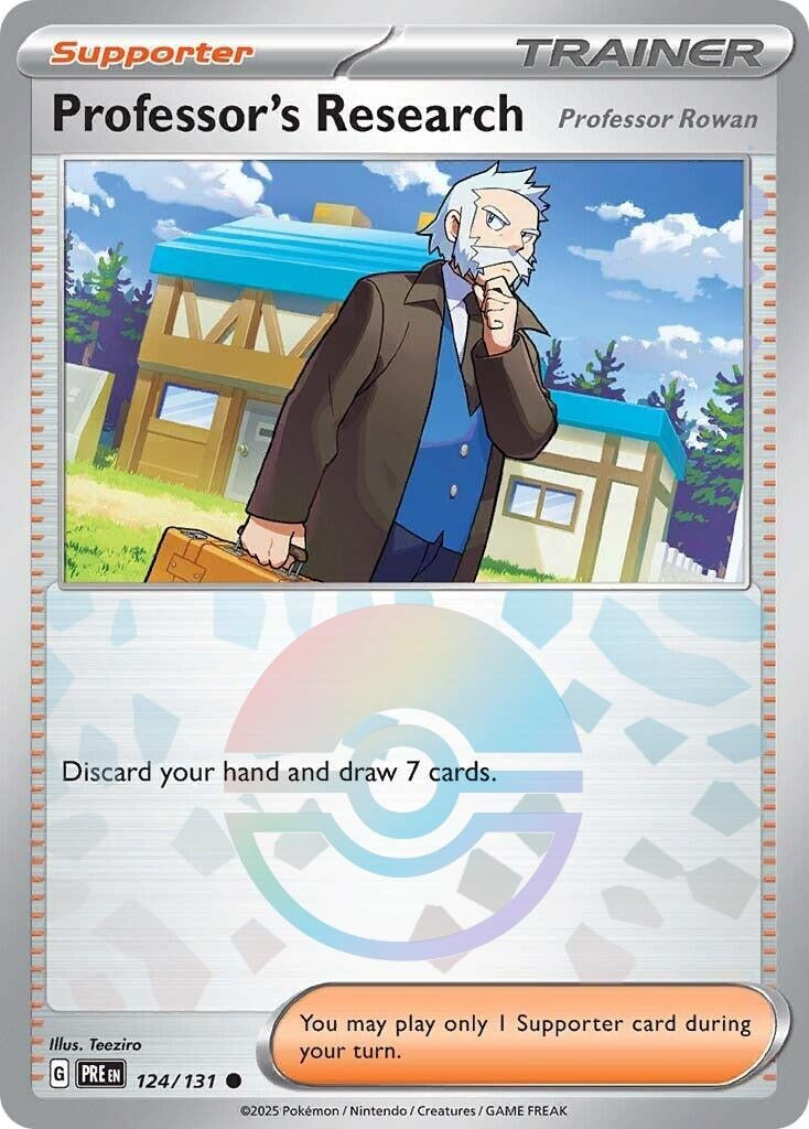 Image for Professor's Research [Professor Rowan] (Poke Ball Pattern) (124/131) (PRE) - Pokemon