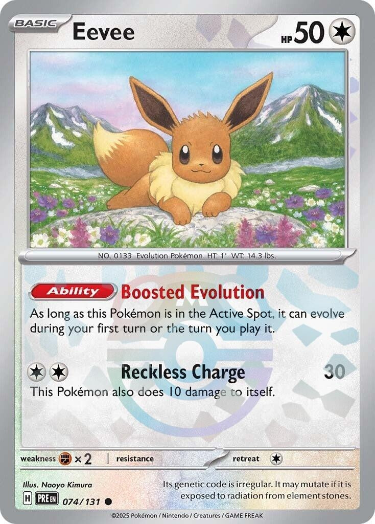 Image for Eevee (Master Ball Pattern) (074/131) (PRE) - Pokemon