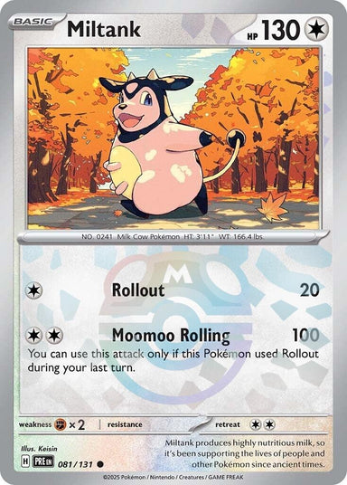 Image for Miltank (Master Ball Pattern) (081/131) (PRE) - Pokemon
